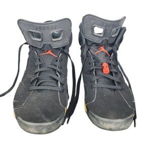 Air Jordan 6 retro men's black sneakers infrared size 11.5